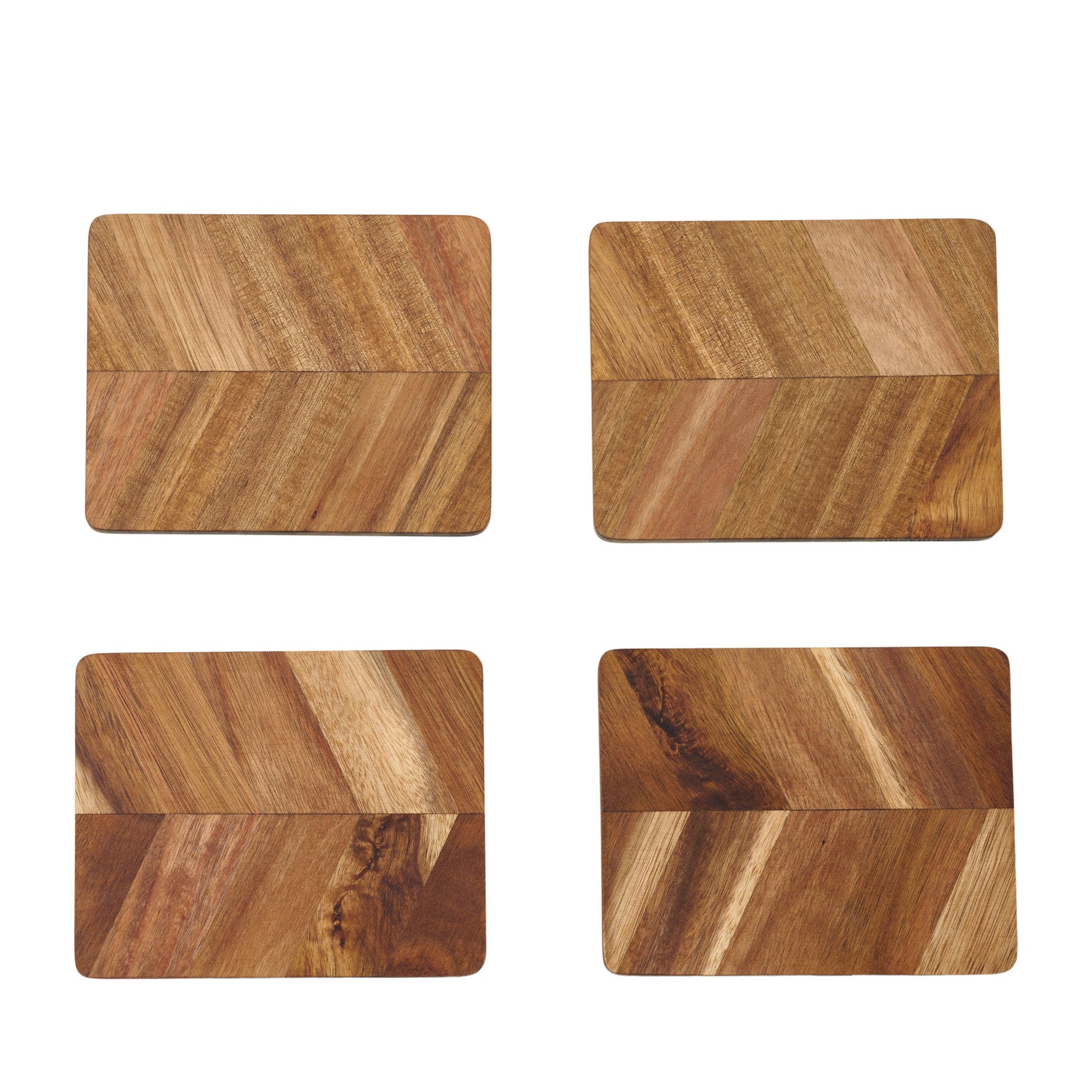 Sildebens Akacie Smørebrikker 4 stk.